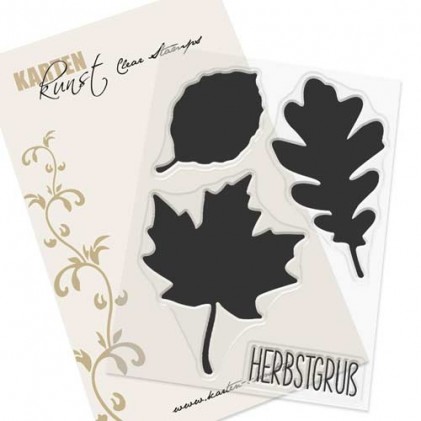 Karten-Kunst Clear Stamp Set - Herbst-Blätter