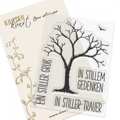 Karten-Kunst Clear Stamp Set - Trauerbaum