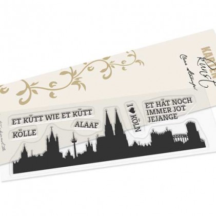 Karten-Kunst Clear Stamp Set - Skyline Köln