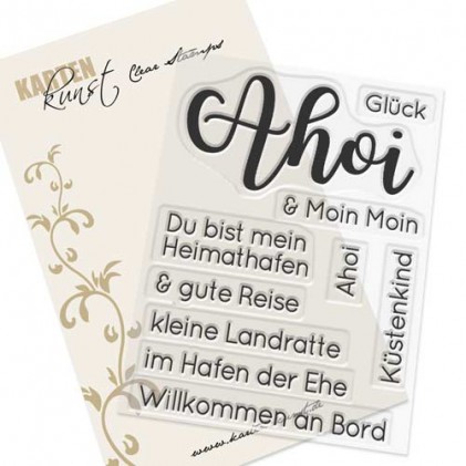 Karten-Kunst Clear Stamps KK-0195 - Riesige Wünsche Ahoi