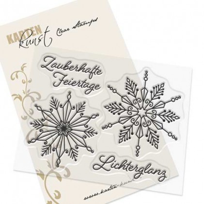 Karten-Kunst Clear Stamps KK-0207 - Zauberhafte Schneeflocken