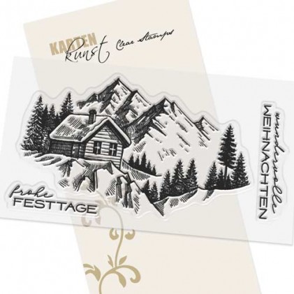 Karten-Kunst Clear Stamps KK-0221 - Winterlandschaft