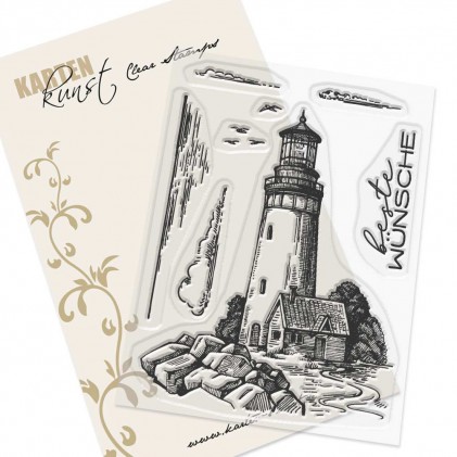Karten-Kunst Clear Stamps KK-0244 - Leuchtturm