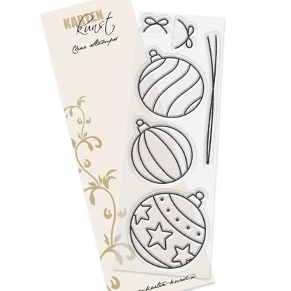 Karten-Kunst Clear Stamps KK-0246 - Scribble Ornaments