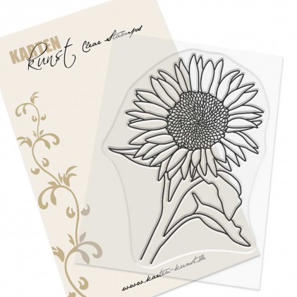 Karten-Kunst Clear Stamps KK-0251 - Scribble Sunflowers