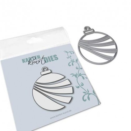 Karten-Kunst Stanzschablone - Wavy Ornament