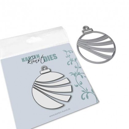 Karten-Kunst Stanzschablone - Wavy Ornament