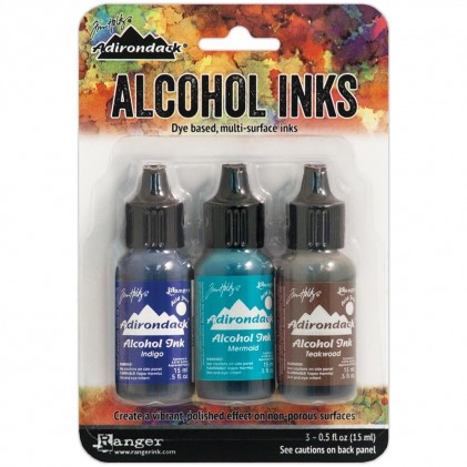 Adirondack Alcohol Inks - 3er Set Mariner