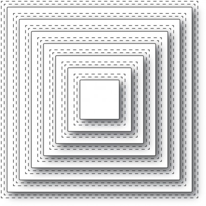 Memory Box Stanzschablone - Double Stitch Square Cut Out