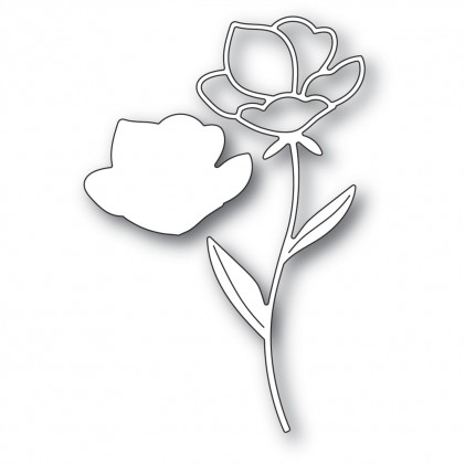 Memory Box Stanzschablone - Single Rose Stem