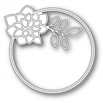 Memory Box Stanzschablone - Dahlia Circle Frame