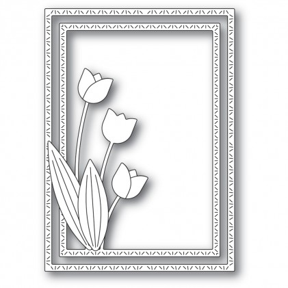 Memory Box Stanzschablone - Tulip Trio Frame