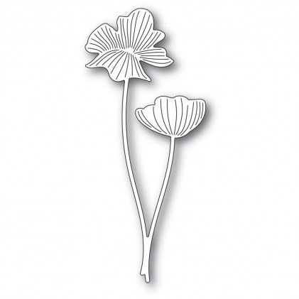 Memory Box Stanzschablone - Splendid Poppy Stems