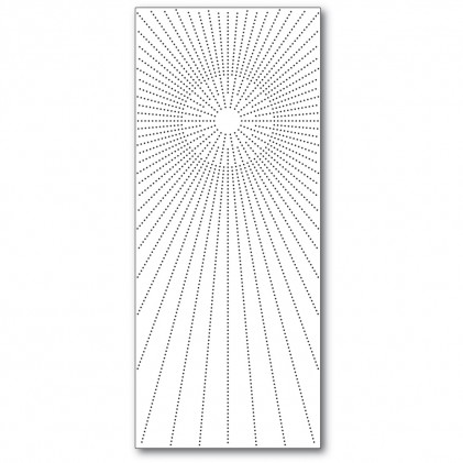 Memory Box Stanzschablone - 94557 Slim Pinpoint Burst Plate - 20% RABATT