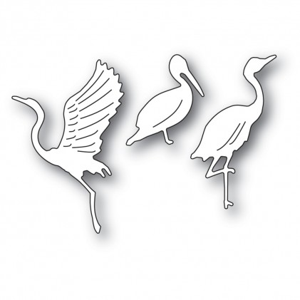 Memory Box Stanzschablone - 94576 Graceful Ocean Birds