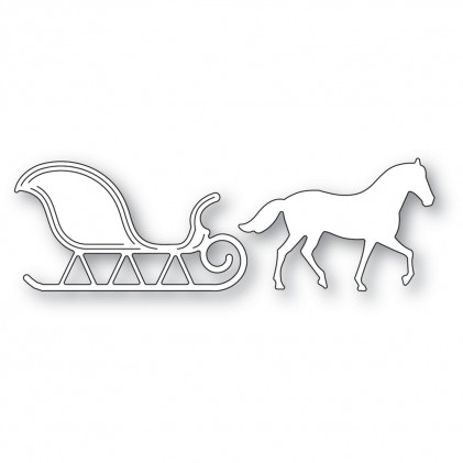Memory Box Stanzschablone - 94596 Horse and Sleigh