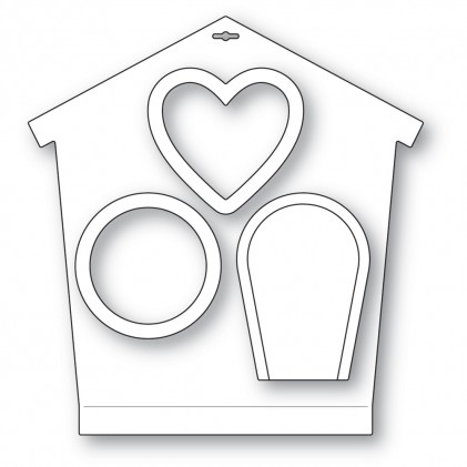 Memory Box Stanzschablone - 94606 House Frame Background