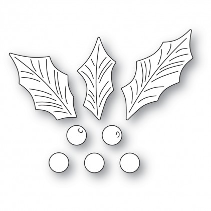 Memory Box Stanzschablone - 94610 Holly Bundle - 25% RABATT