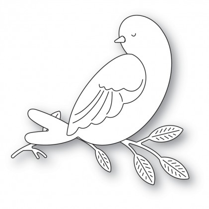 Memory Box Stanzschablone - Serene Bird and Branch