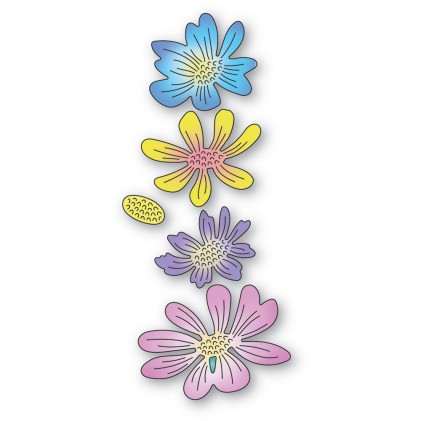 Memory Box Stanzschablone - 94657 Ruffled Blooms