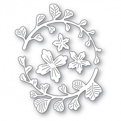Memory Box Stanzschablone - 94666 Paisley Bloom Leaf Arch - 20% RABATT