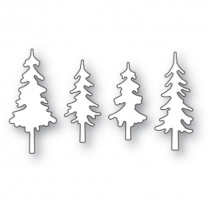 Memory Box Stanzschablone - Little Trees