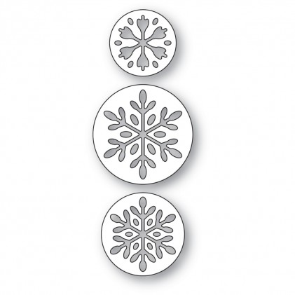 Memory Box Stanzschablone - 94679 Starburst Snowflake Discs