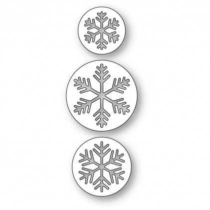 Memory Box Stanzschablone - Feathery Snowflake Discs