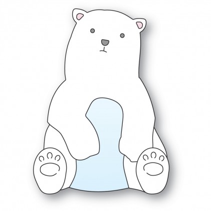 Memory Box Stanzschablone - 94685 Layered Polar Bear