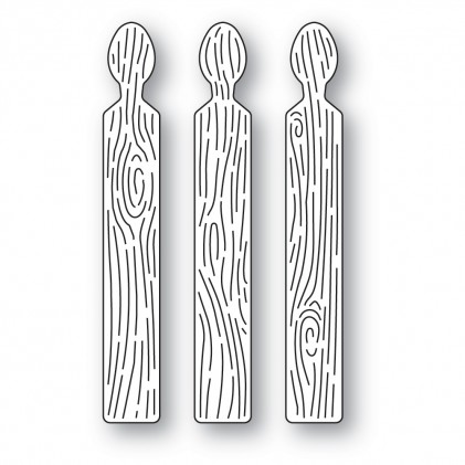 Memory Box Stanzschablone - Woodgrain Fence Pickets