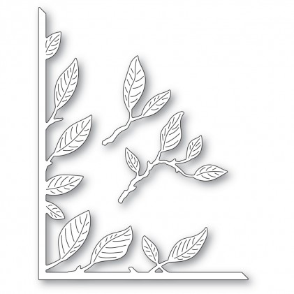 Memory Box Stanzschablone - Vibrant Leaf Corner