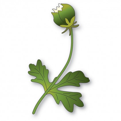 Memory Box Stanzschablone - 94767 Delicate Anemone Stem and Bud