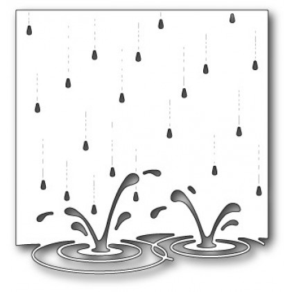 Memory Box Stanzschablone - Splashing Puddles