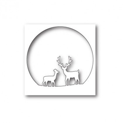 Memory Box Stanzschablone - Deer Family Circle 