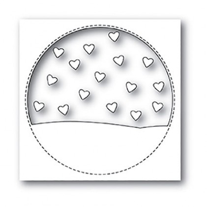 Memory Box Stanzschablone - 99930 Stitched Circle Heartscape - 25% RABATT