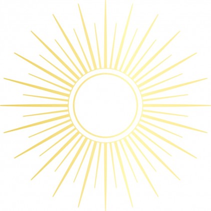 Memory Box Hot Foil Plate - Sunburst