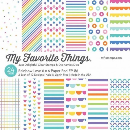 My Favorite Things Paper Pack 6x6 - Rainbow Love
