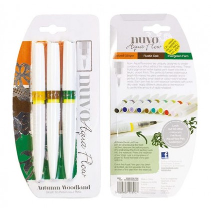 Nuvo Aqua Flow Pens - Autumn Woodland