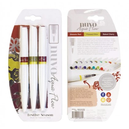 Nuvo Aqua Flow Pens - Festive Season