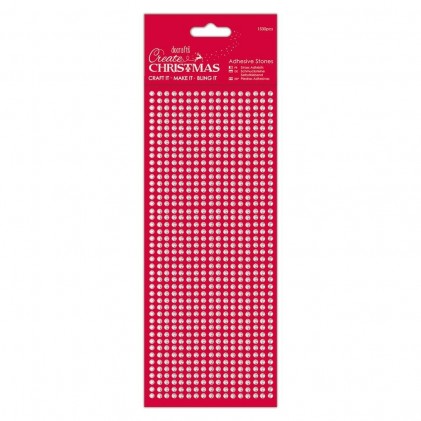 Papermania Strass-Steine silber klar - 3 mm - 1530 Stück