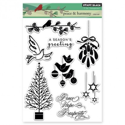 Penny Black Clear Stamps - Peace & Harmony