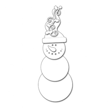 Penny Black Creative Dies Stanzschablone - Snowman Smile