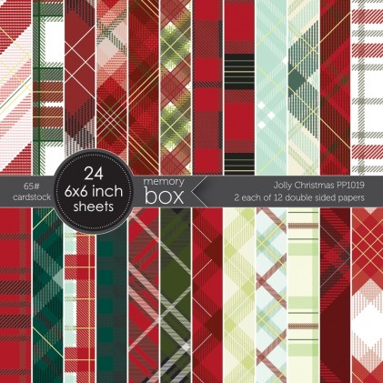 Memory Box Paper Pack 6 x 6 - Christmas Jolly