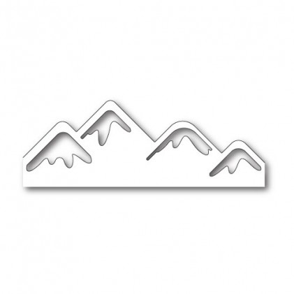 Poppy Stamps Stanzschablone - Snowy Mountaintops 