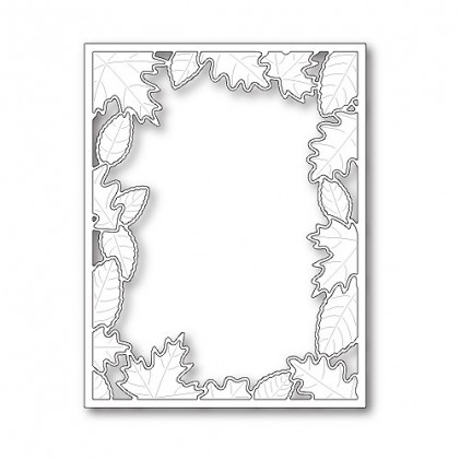 Poppy Stamps Stanzschablone - Brilliant Leaf Frame 