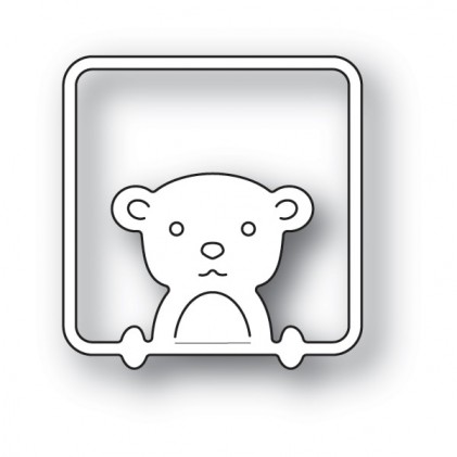 Poppy Stamps Stanzschablone - Peek a Boo Bear 