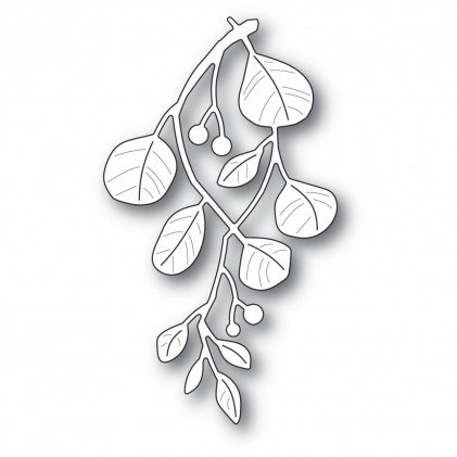 Poppy Stamps Stanzschablone - Holiday Mistletoe