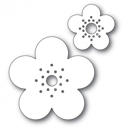 Poppy Stamps Stanzschablone - 2333 Flora Blooms - 35% RABATT