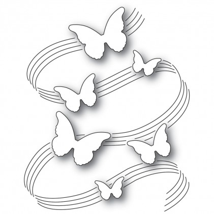 Poppy Stamps Stanzschablone - Butterfly Symphony