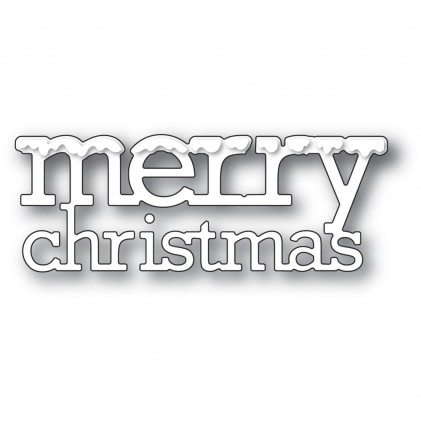 Poppy Stamps Stanzschablone - Snowy Merry Christmas